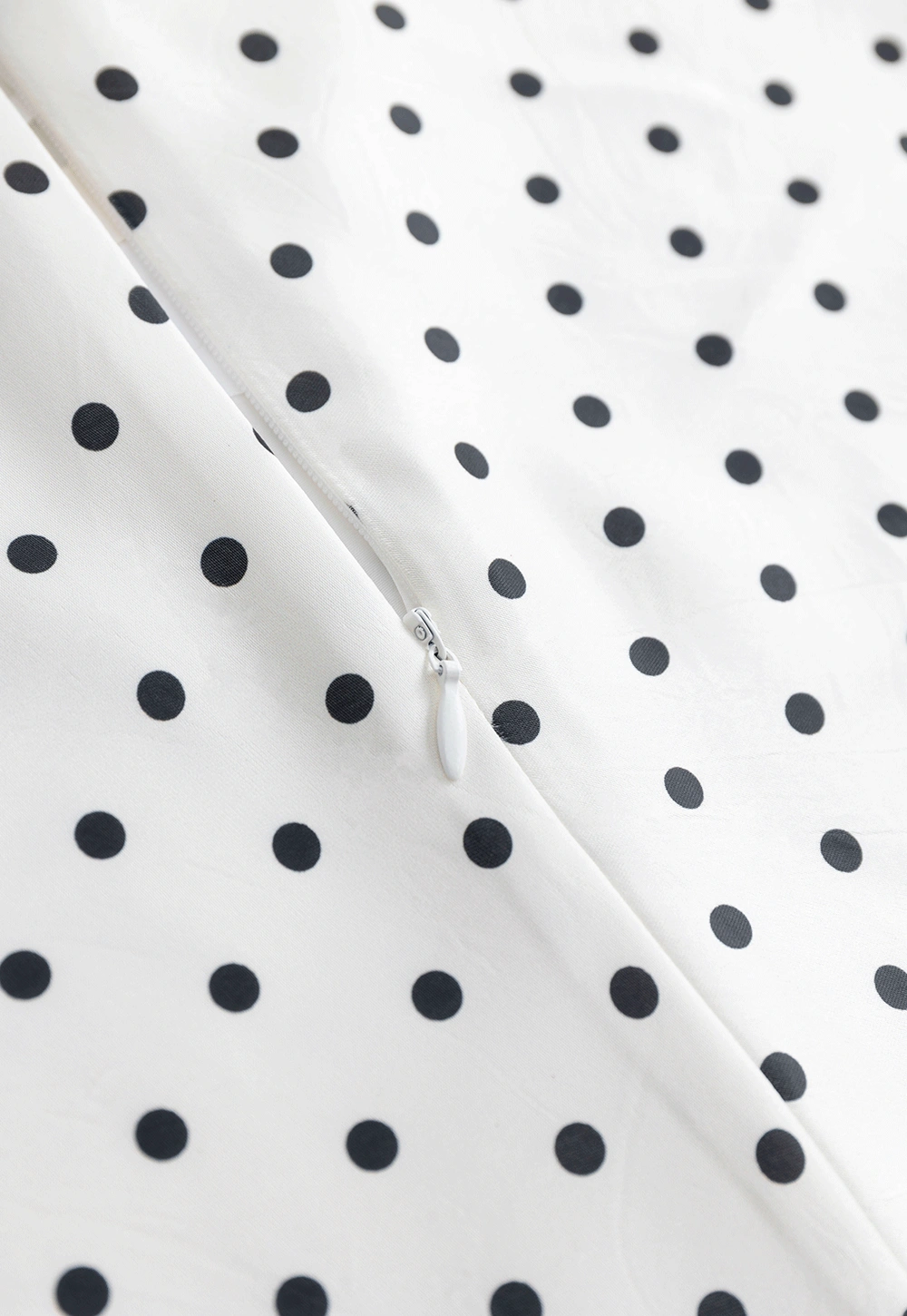 Women’s High Waist Polka Dot A-Line Mini Skirt