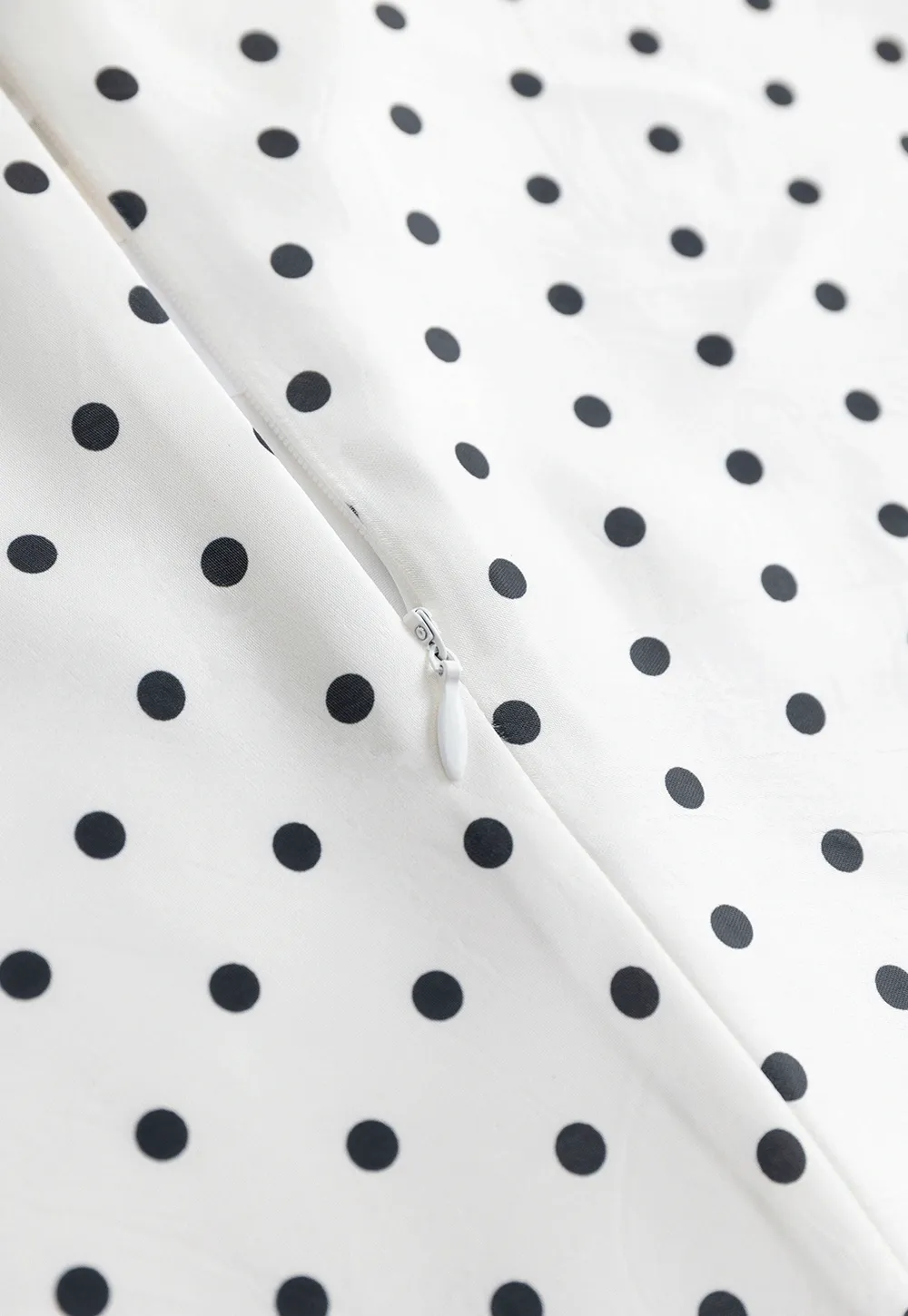 Women’s High Waist Polka Dot A-Line Mini Skirt
