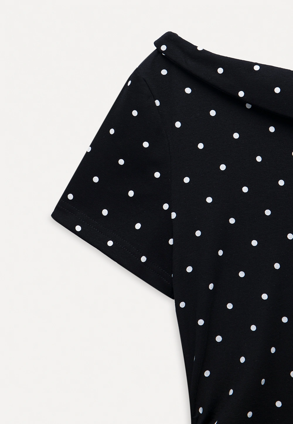 Women’s One Shoulder Polka Dot Mini Dress