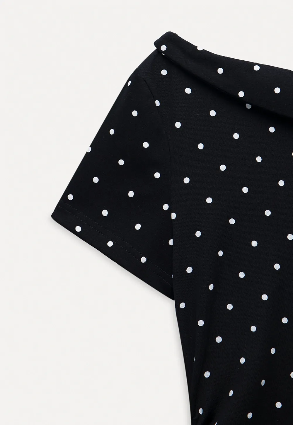 Women’s One Shoulder Polka Dot Mini Dress