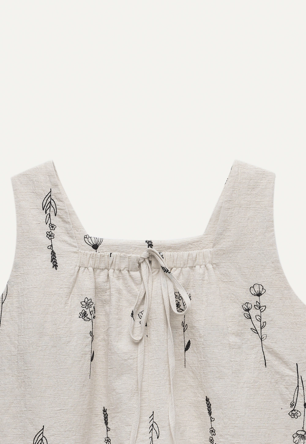 Women’s Floral Tie-Front Tank Top