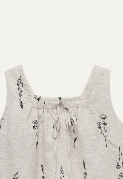 Women’s Floral Tie-Front Tank Top