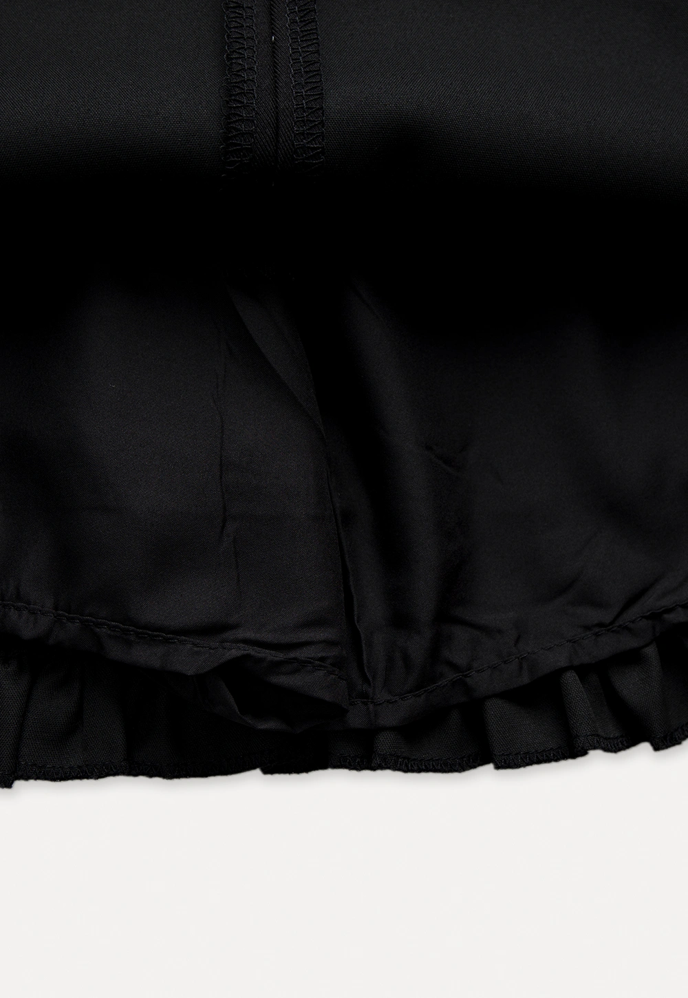 Women's Polka Dot Ruffle Hem A-Line Mini Skirt