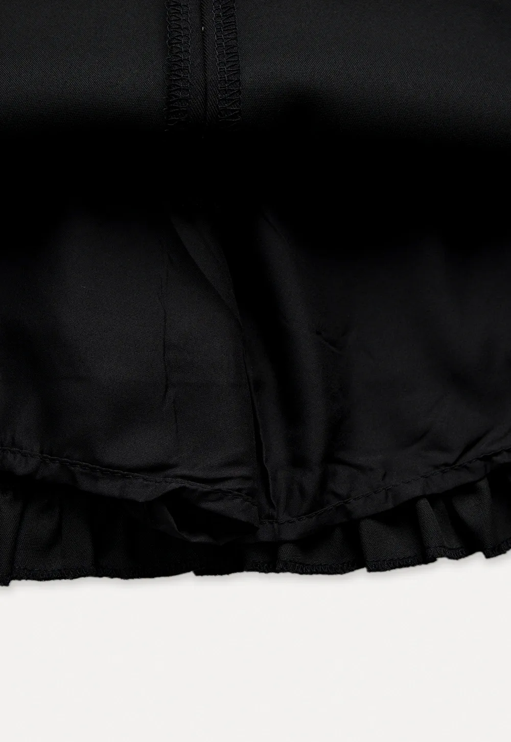 Women's Polka Dot Ruffle Hem A-Line Mini Skirt
