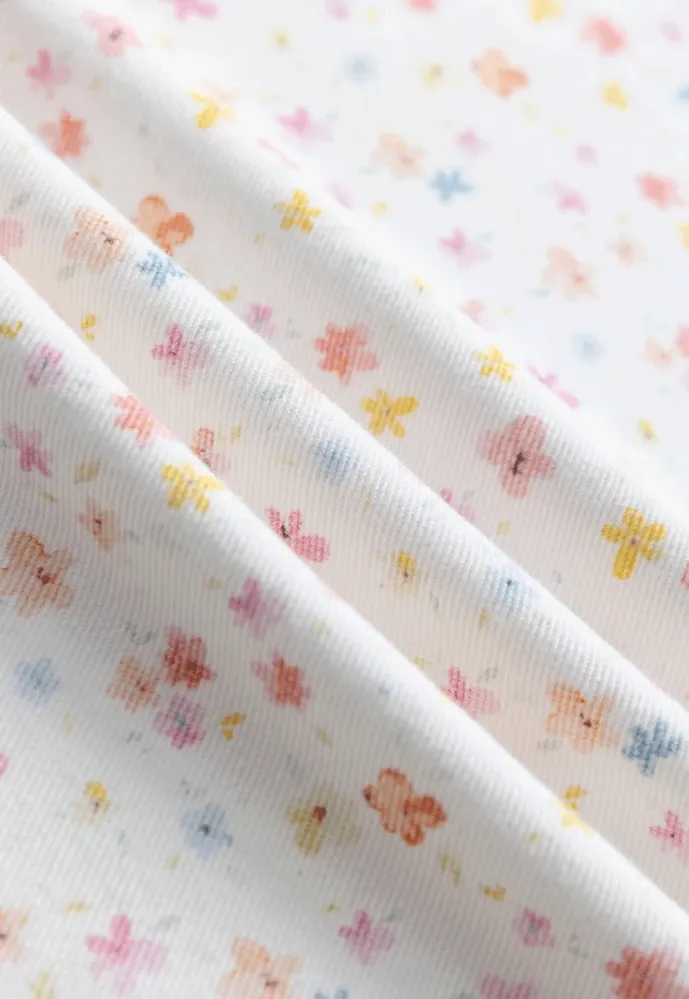 Women’s Pastel Floral Wide-Leg Pants