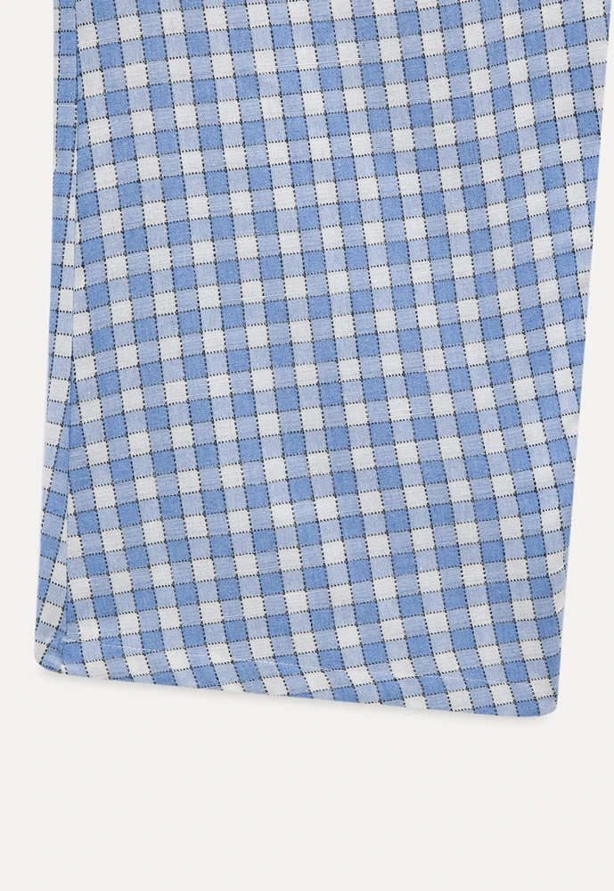 Women’s Gingham Wide-Leg Pants