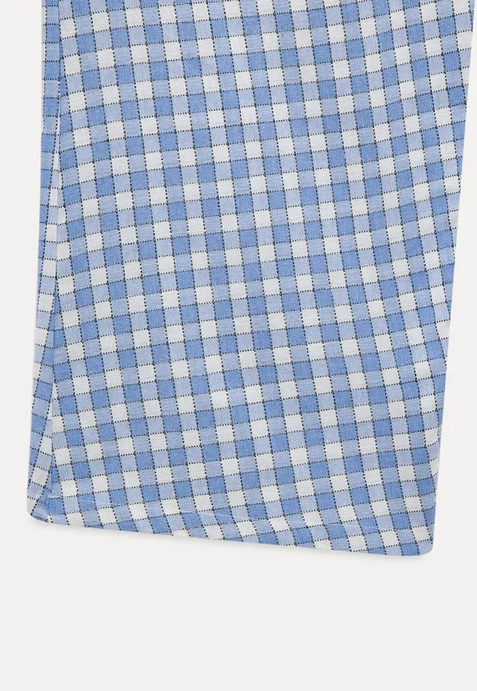 Women’s Gingham Wide-Leg Pants
