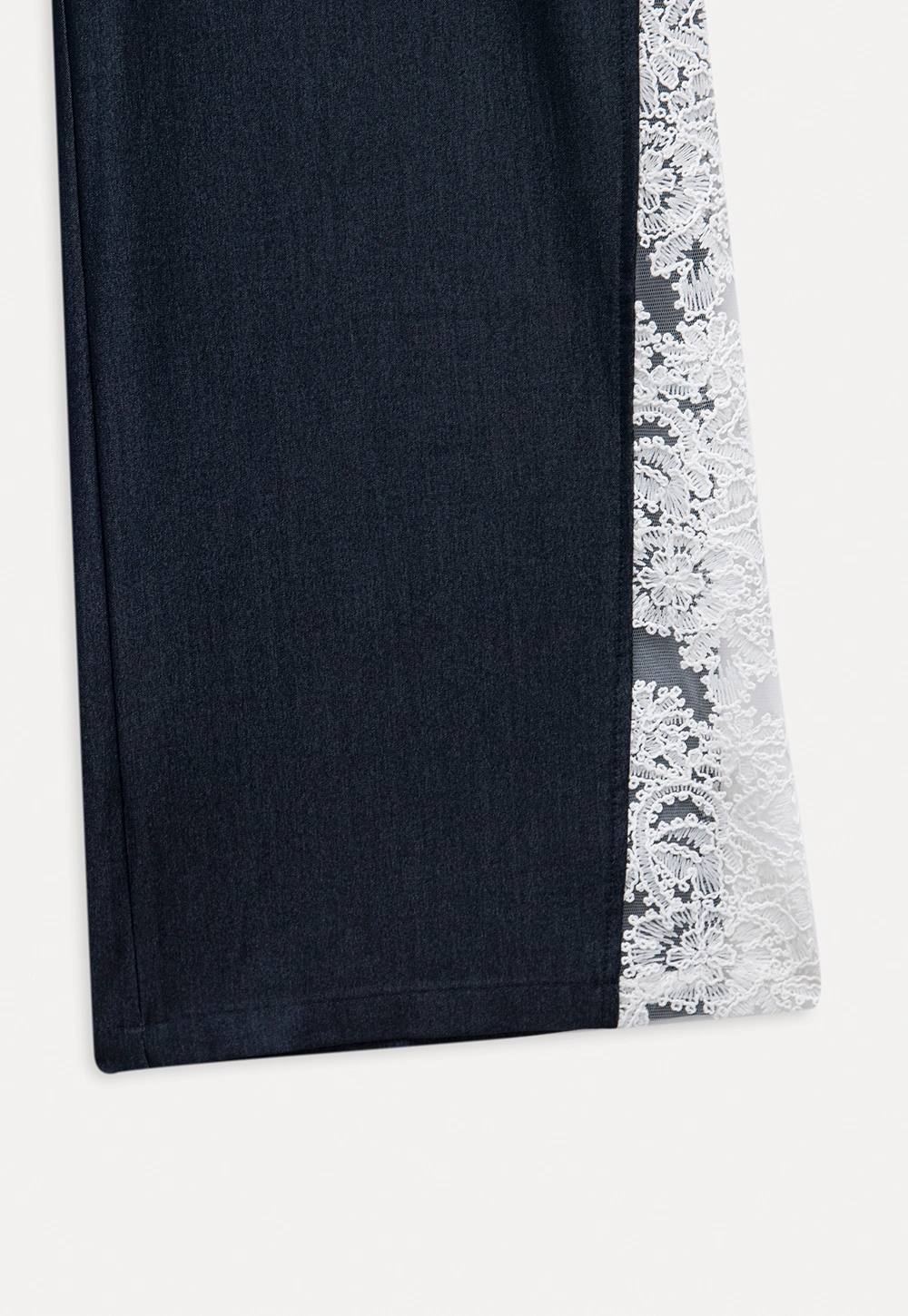 Elegant Lace Splicing Two Piece Outfit for Women