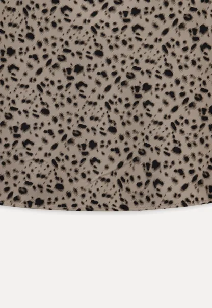 Women's Leopard-Print A-Line Mini Skirt