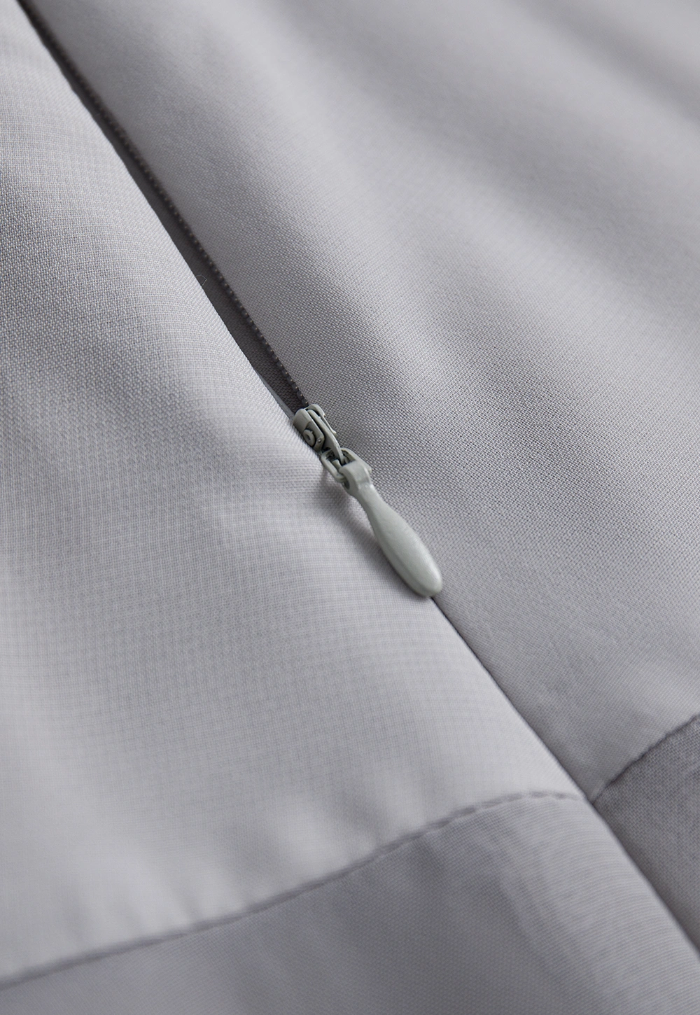 Tie Neck Long Sleeve Top and Asymmetrical Chiffon Skirt Set