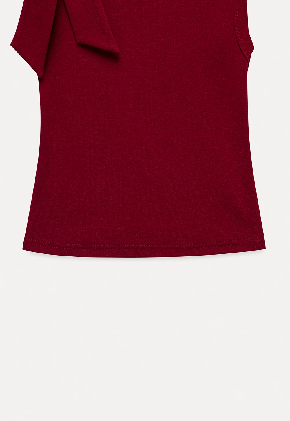 Womens Sleeveless Top with Bow Detail