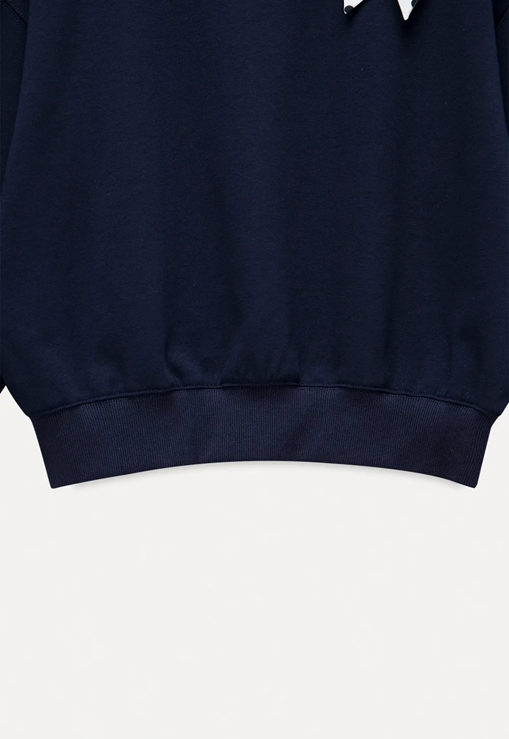 Womens Tie-Front Loose One-Shoulder Sweatshirt