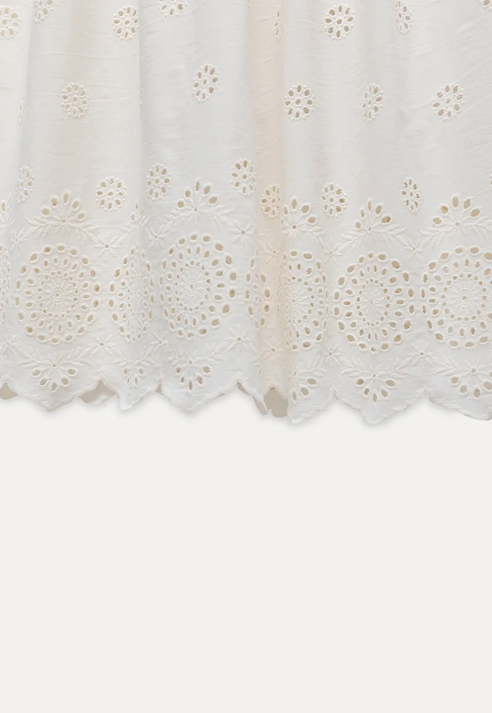 Womens Vintage White Maxi Skirt