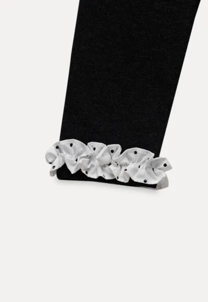 Ruffle Trim Button Down Knit Cardigan