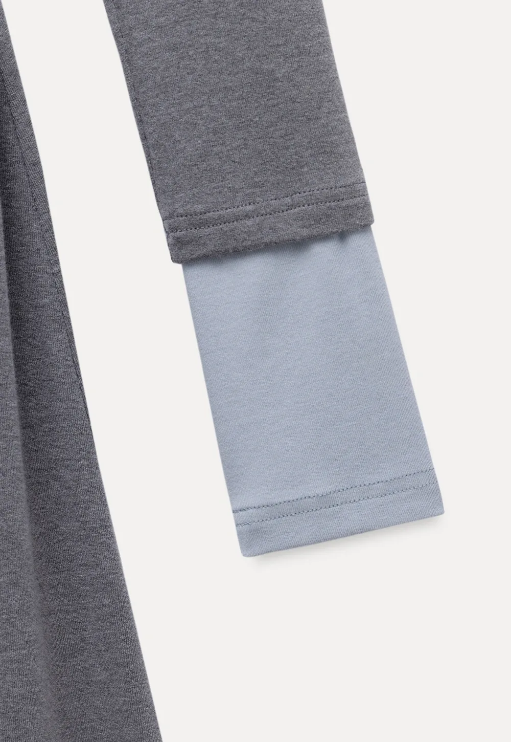 elegant grey long sleeve casual a-line dress