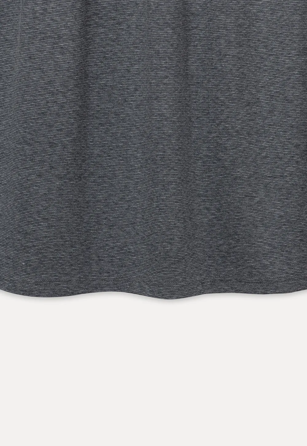 Relaxed Grey 2 Piece Outfit Long Sleeve Tee and Skirt