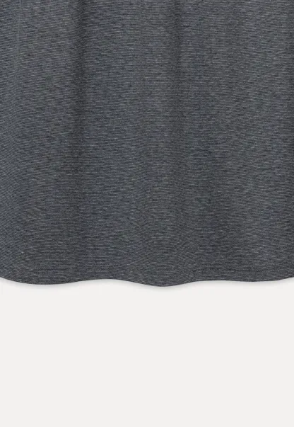 Relaxed Grey 2 Piece Outfit Long Sleeve Tee and Skirt