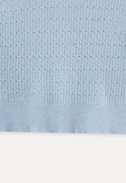 V-Neck Ribbed Knit Top