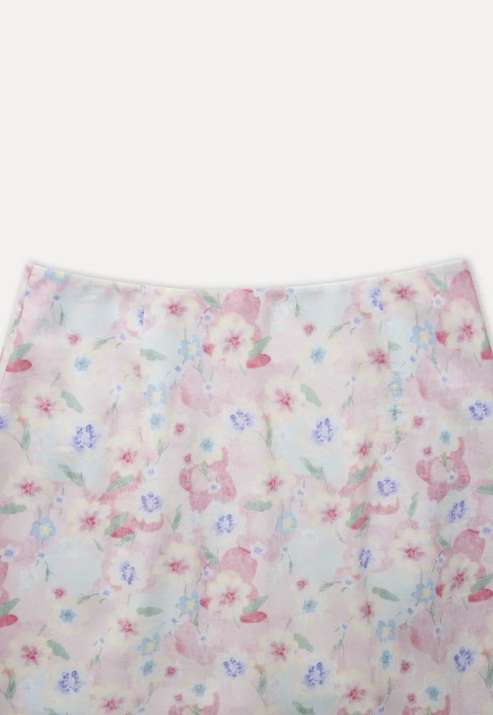 Pastel Floral Mini Skirt