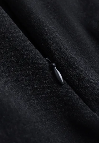 Layered Skort with Button Detail