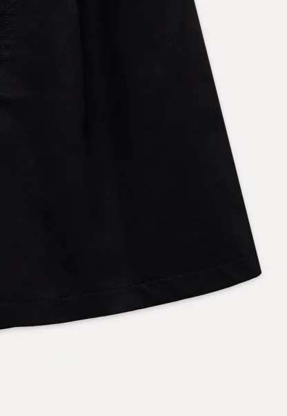 High Waist Shorts with Woven Belt