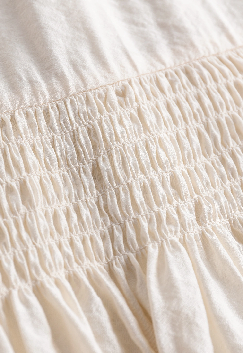 Vintage Loose Fit Ruffle Hem Mini Dress