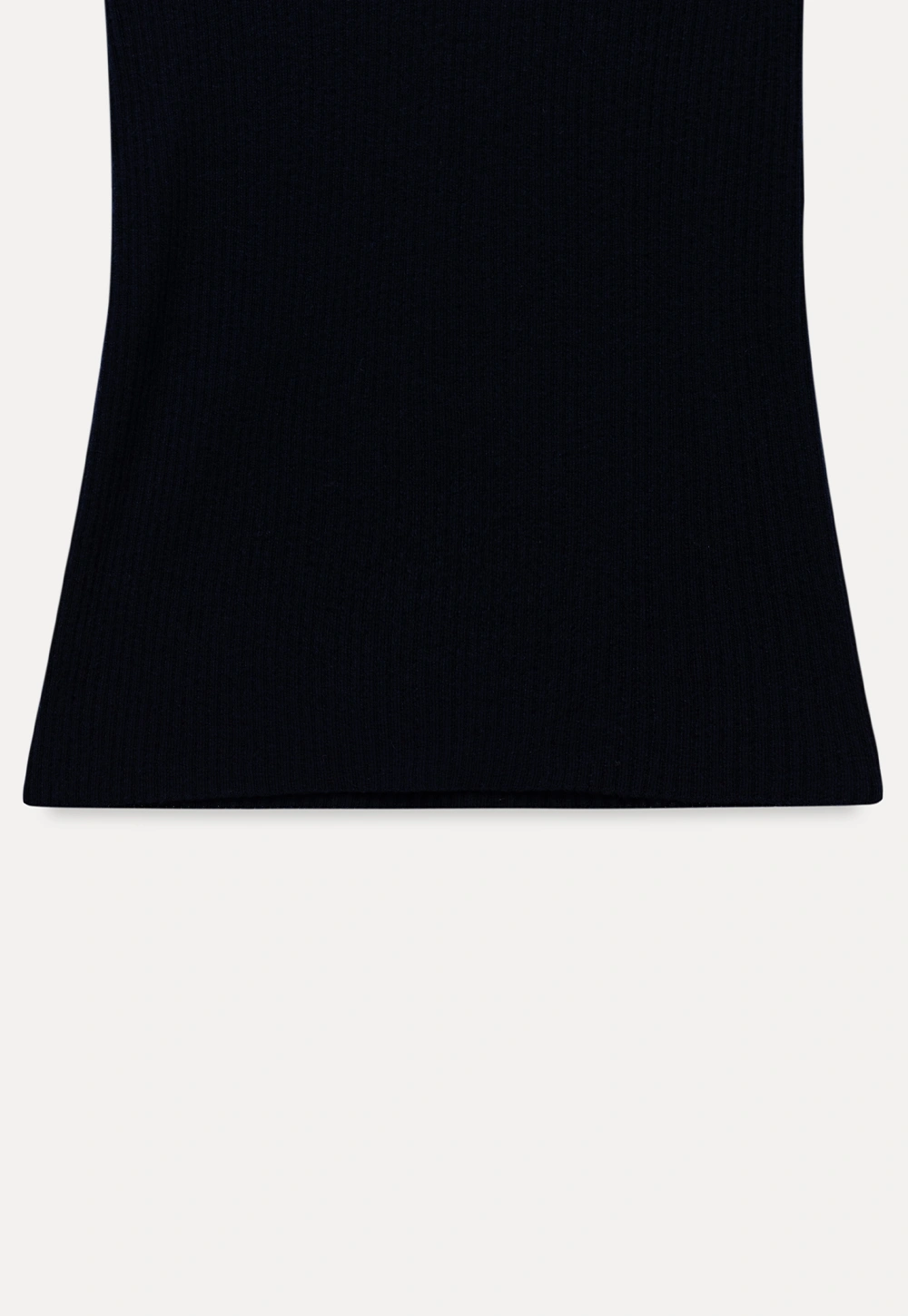 Ribbed Knit Collared Pullover Top