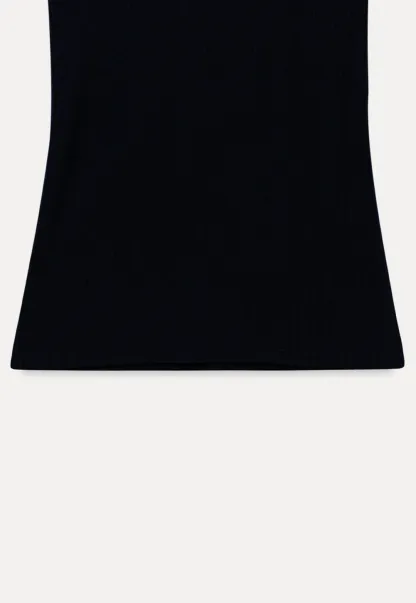 Ribbed Knit Collared Pullover Top