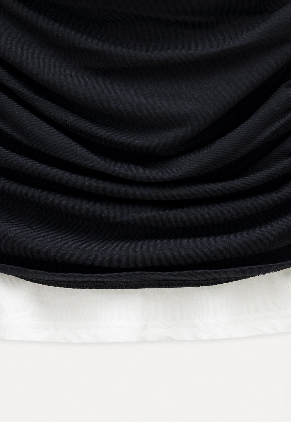 Black and White Contrast Tee