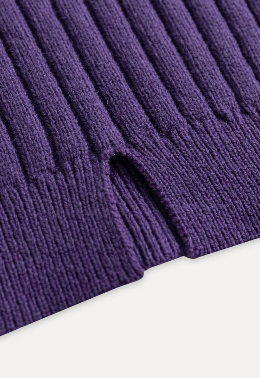 Womens Solid Color Ribbed Sweater Vest