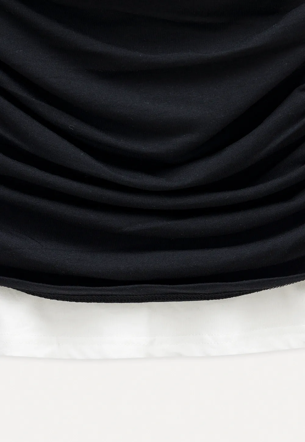 Black and White Contrast Tee