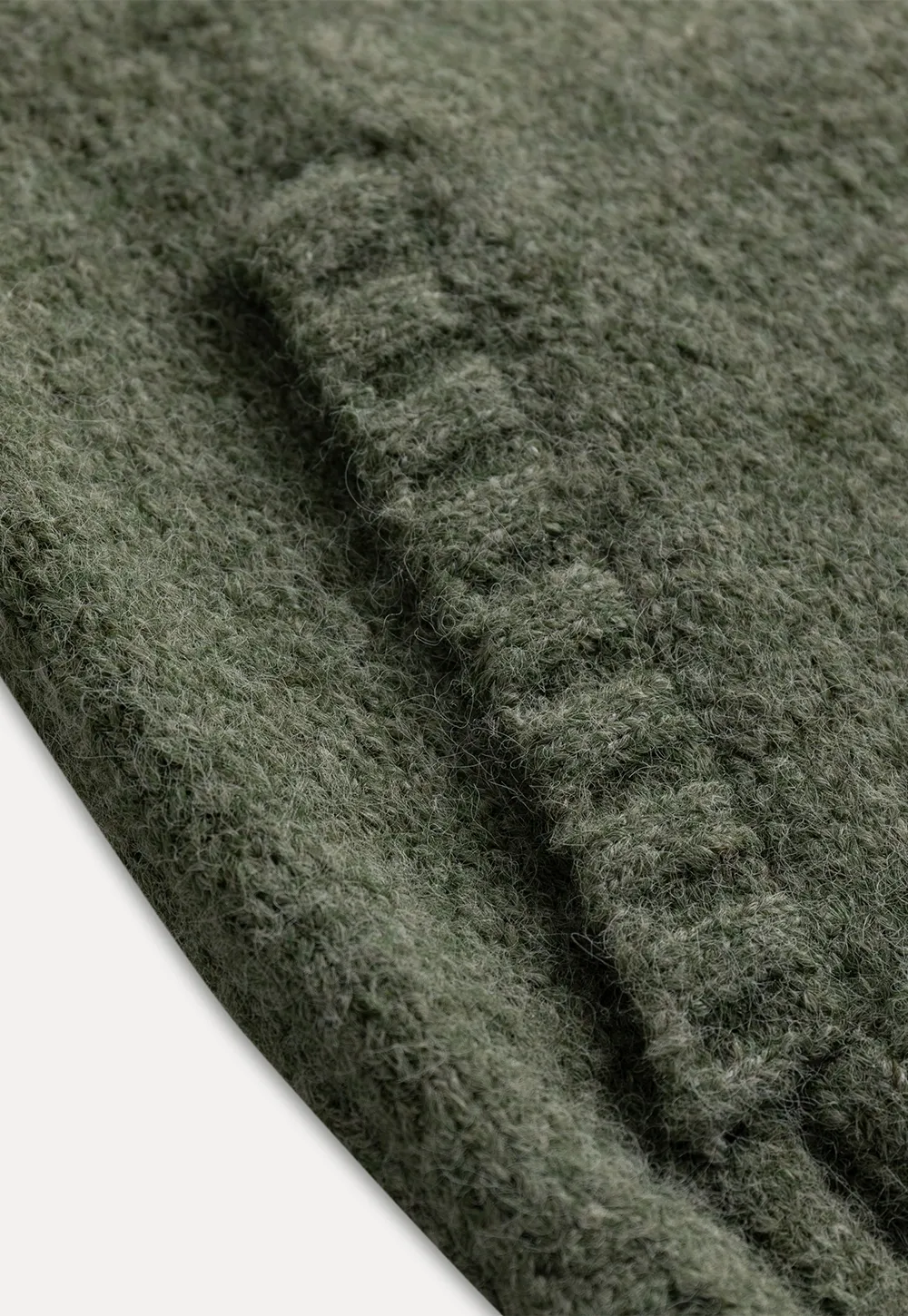 Women’s High Neck Zip Up Knit Cardigan