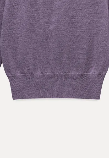 Womens Crew Neck Knit Sweater