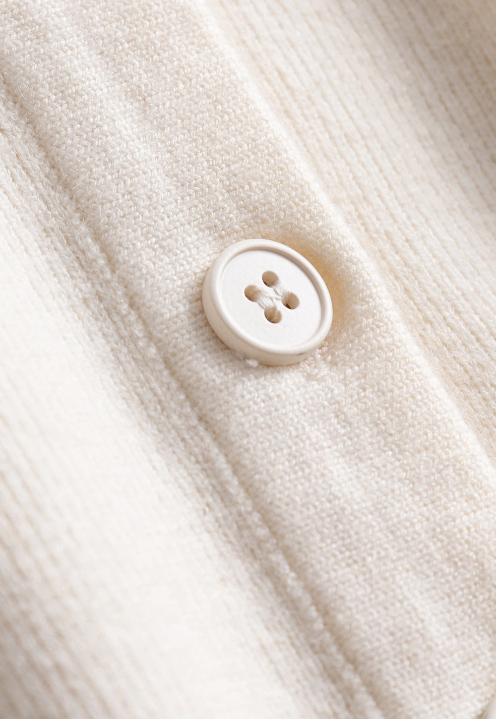 Mock Neck Button Up Knit Cardigan