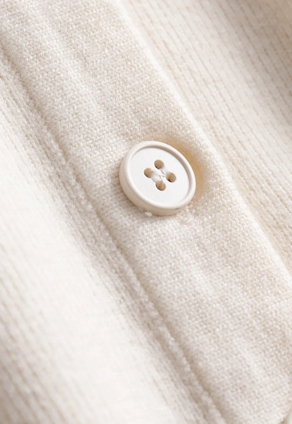 Mock Neck Button Up Knit Cardigan