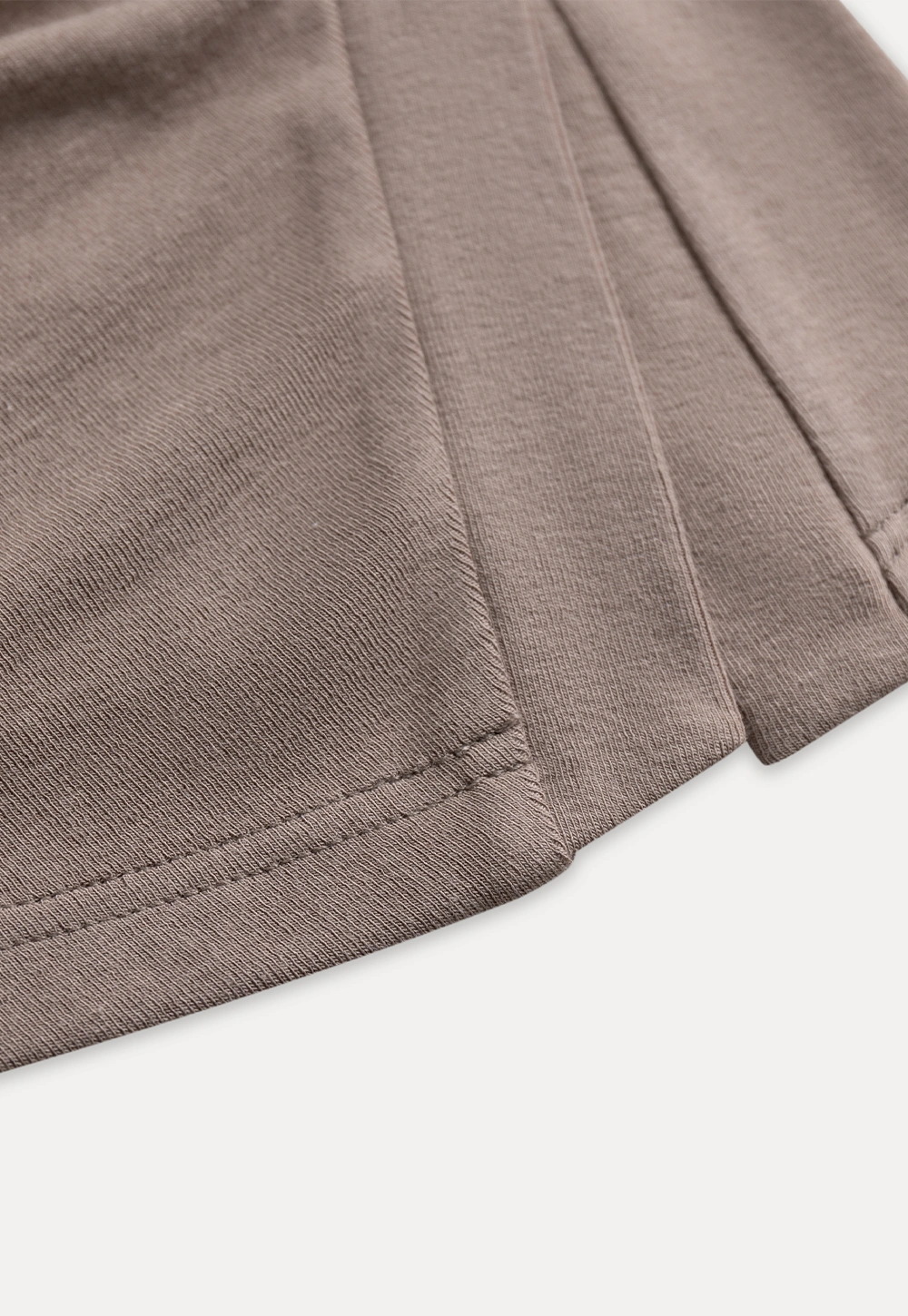 Crew Neck Long Sleeve Button Accent Top