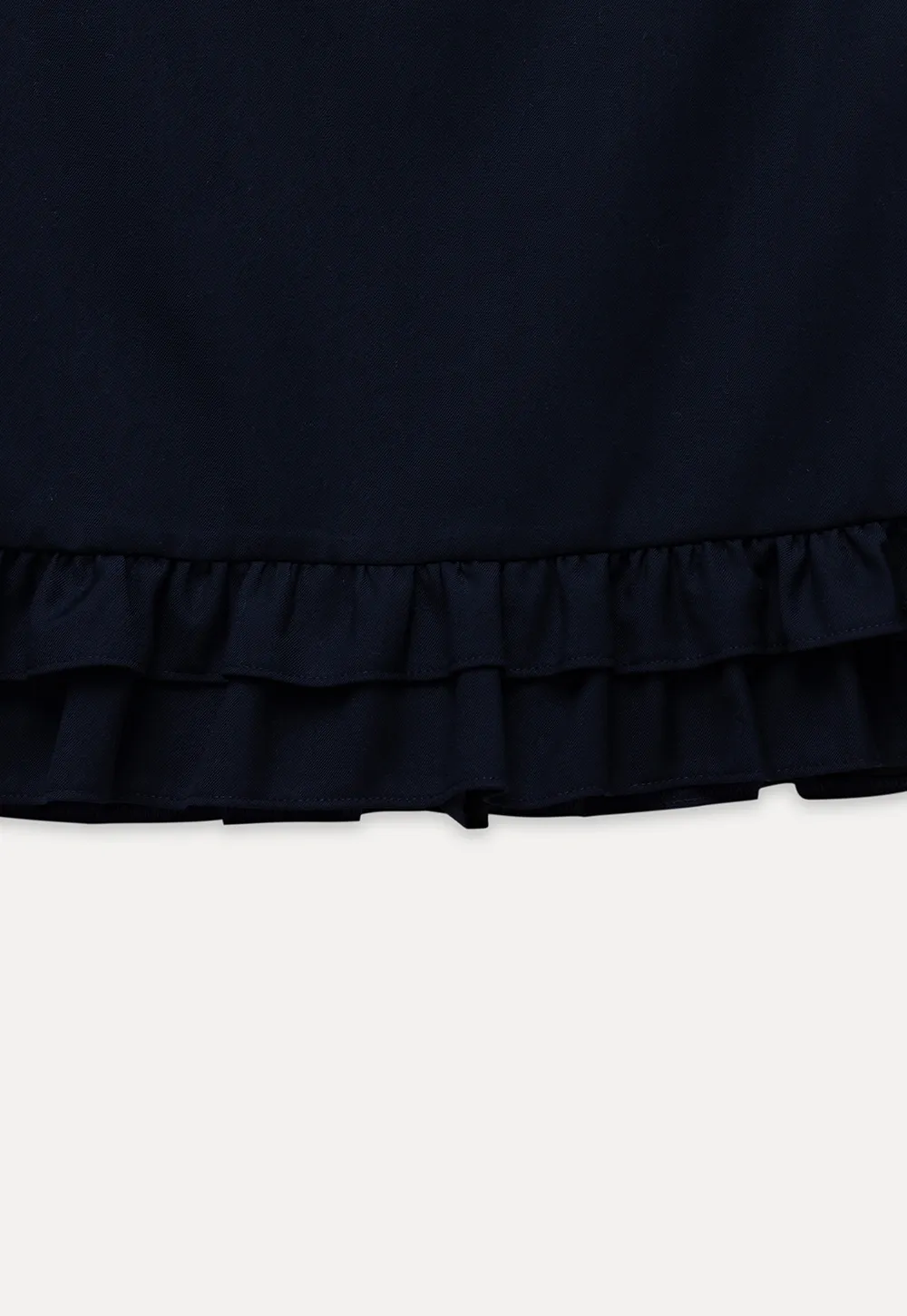 Womens Peter Pan Collar Jacket and Ruffle Hem Skirt Set