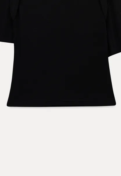 Square Neck Long Sleeve Slim Fit Top