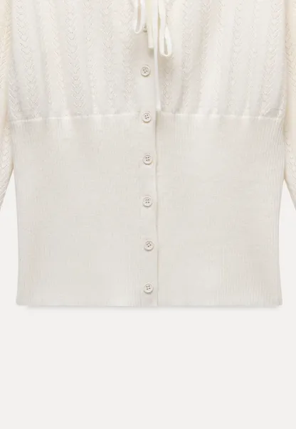 Knit Tie Front Cardigan