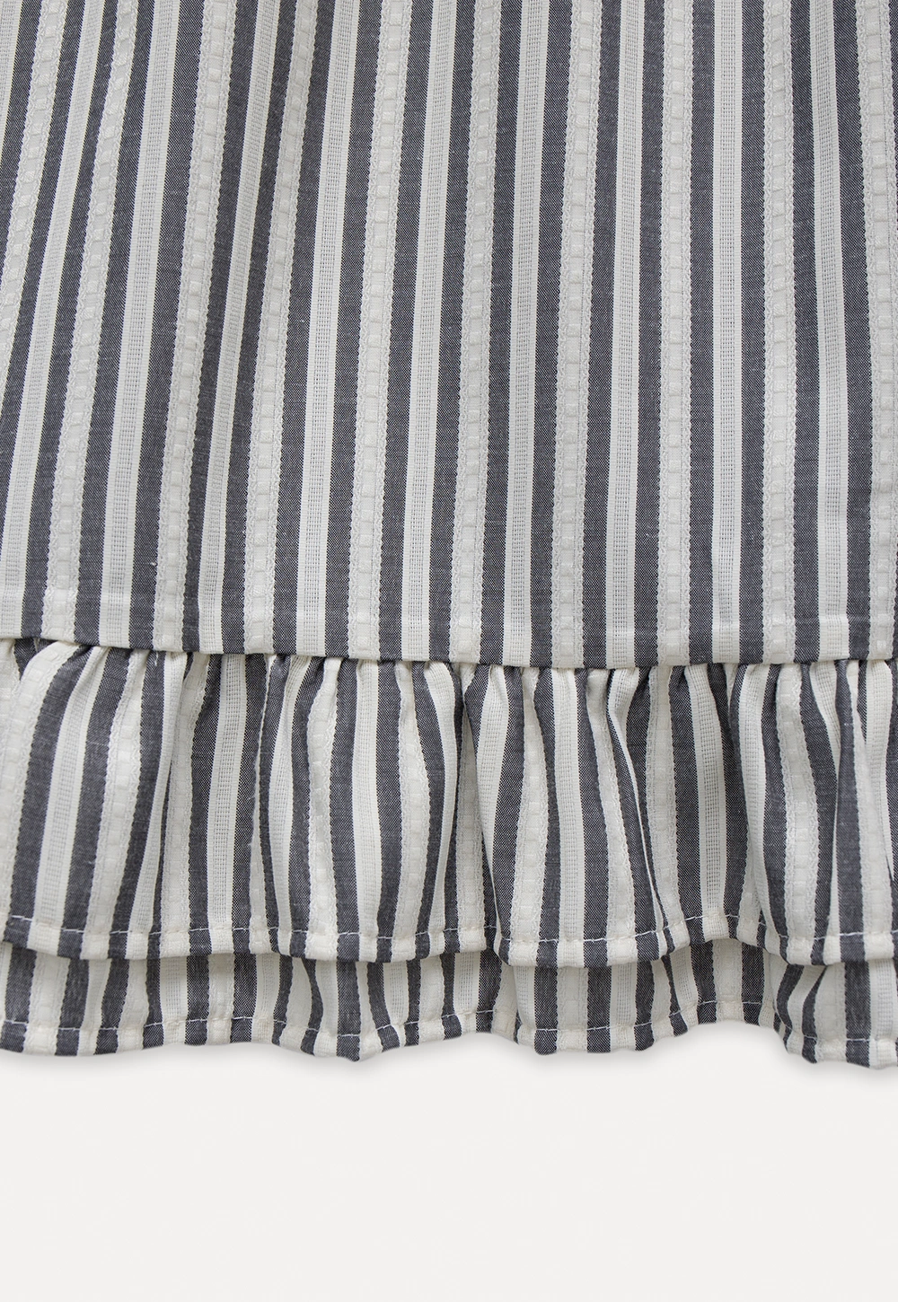 Lightweight Ruffle Trim Shirt