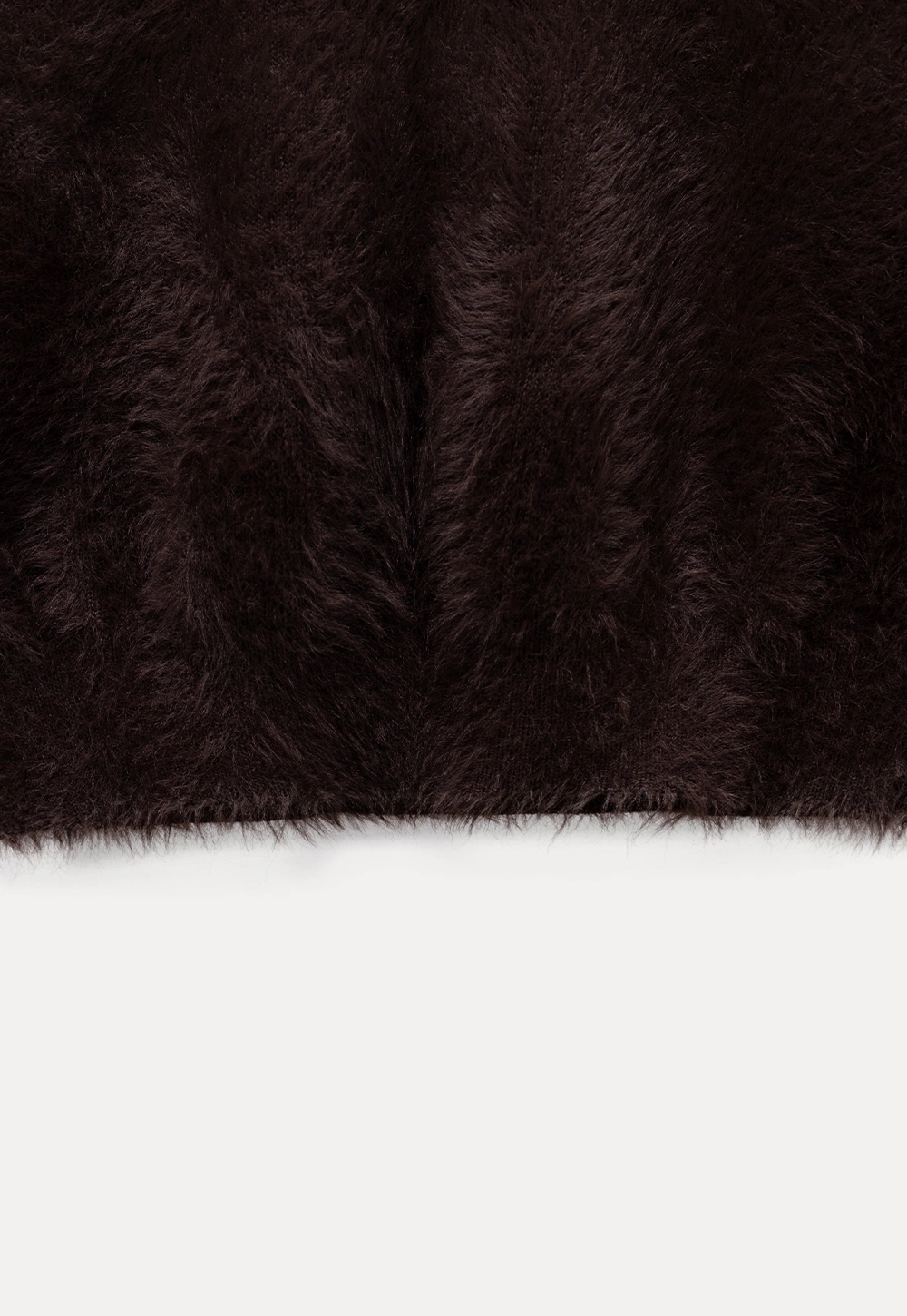 Womens Fluffy Long Sleeve Sweater