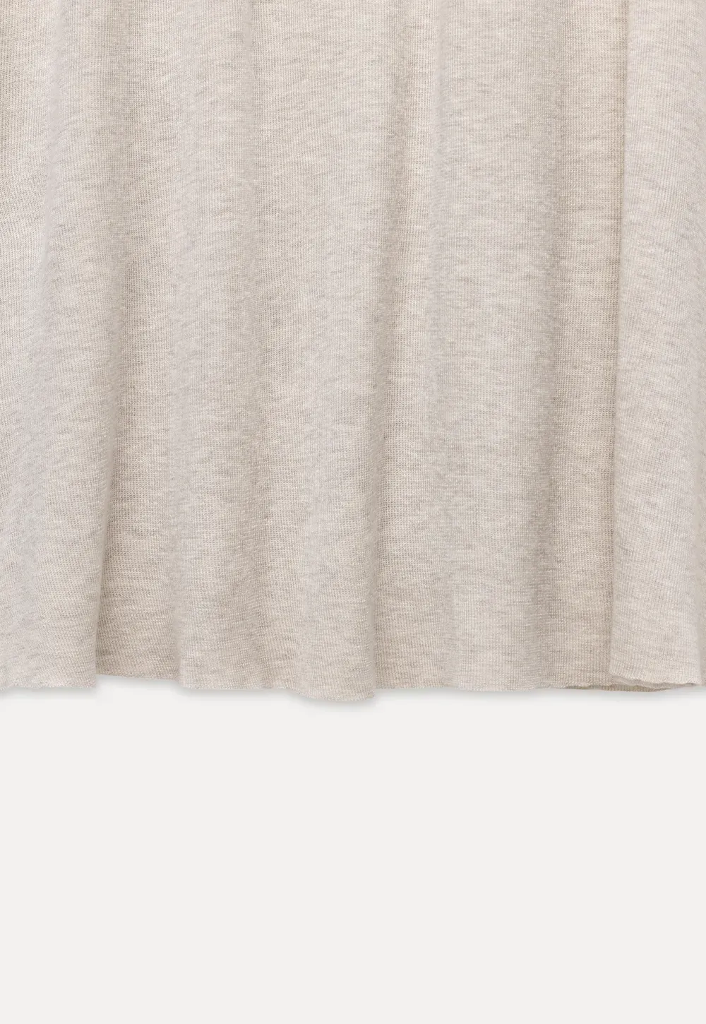 Draped Neck Top and Maxi Skirt Set