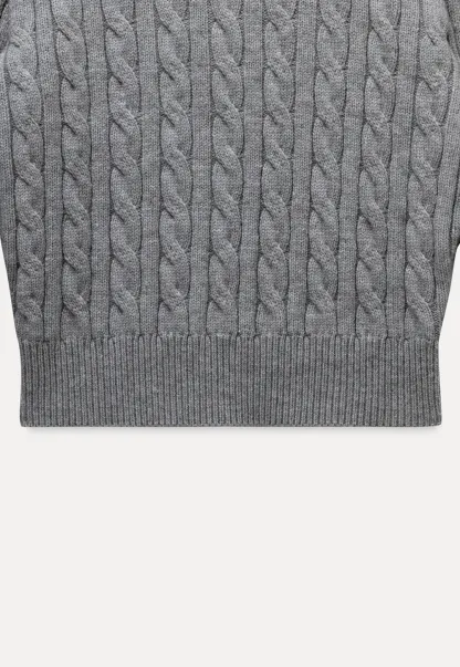 Womens Classic Cable Knit Sweater