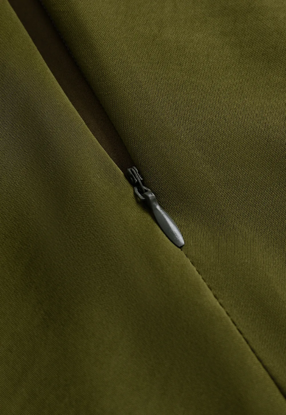 Elegant Satin Midi Skirt