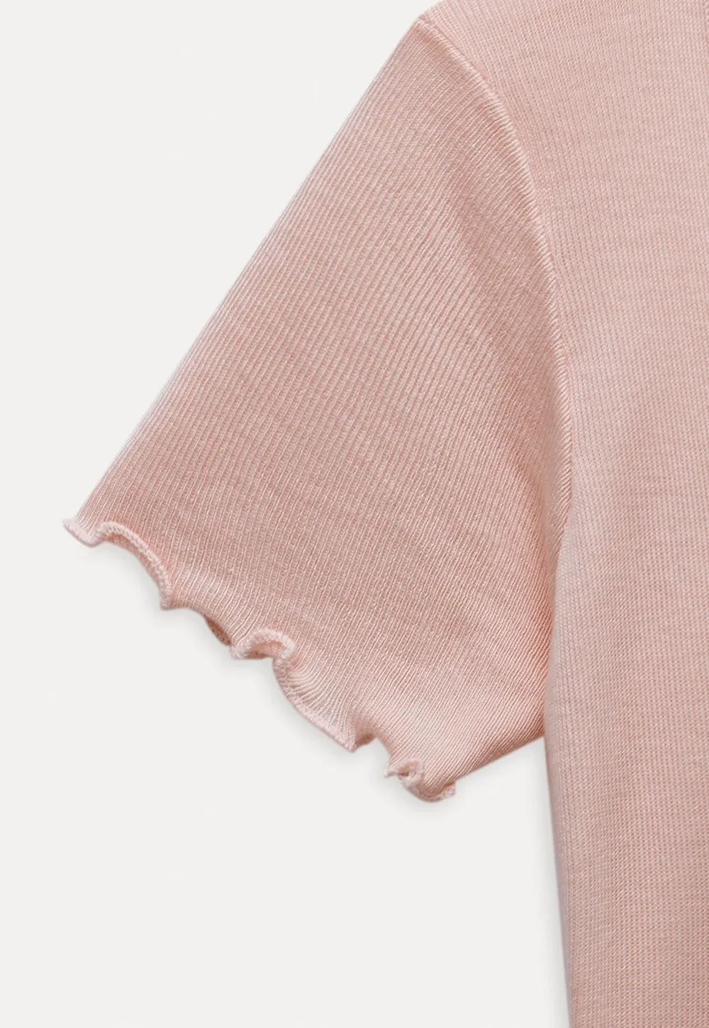 Women’s Ruffle Hem Button Down Knit Top