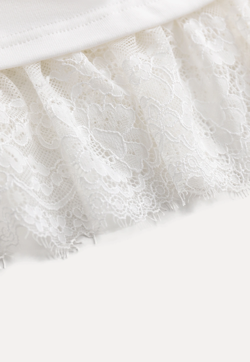 Womens White Long Sleeve Top