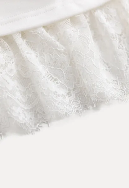 Womens White Long Sleeve Top