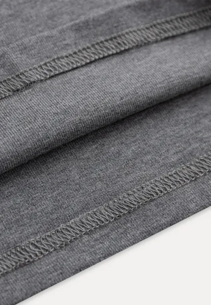 Long Sleeve Hoodie Top with Button Front