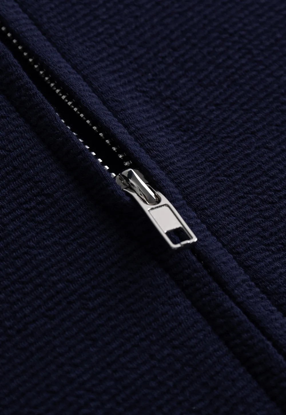 Navy Casual Hoodie and Wide Leg Pants Set