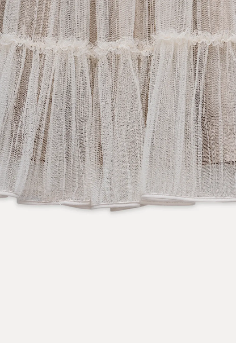 Women Romantic Layered Tulle Midi Skirt
